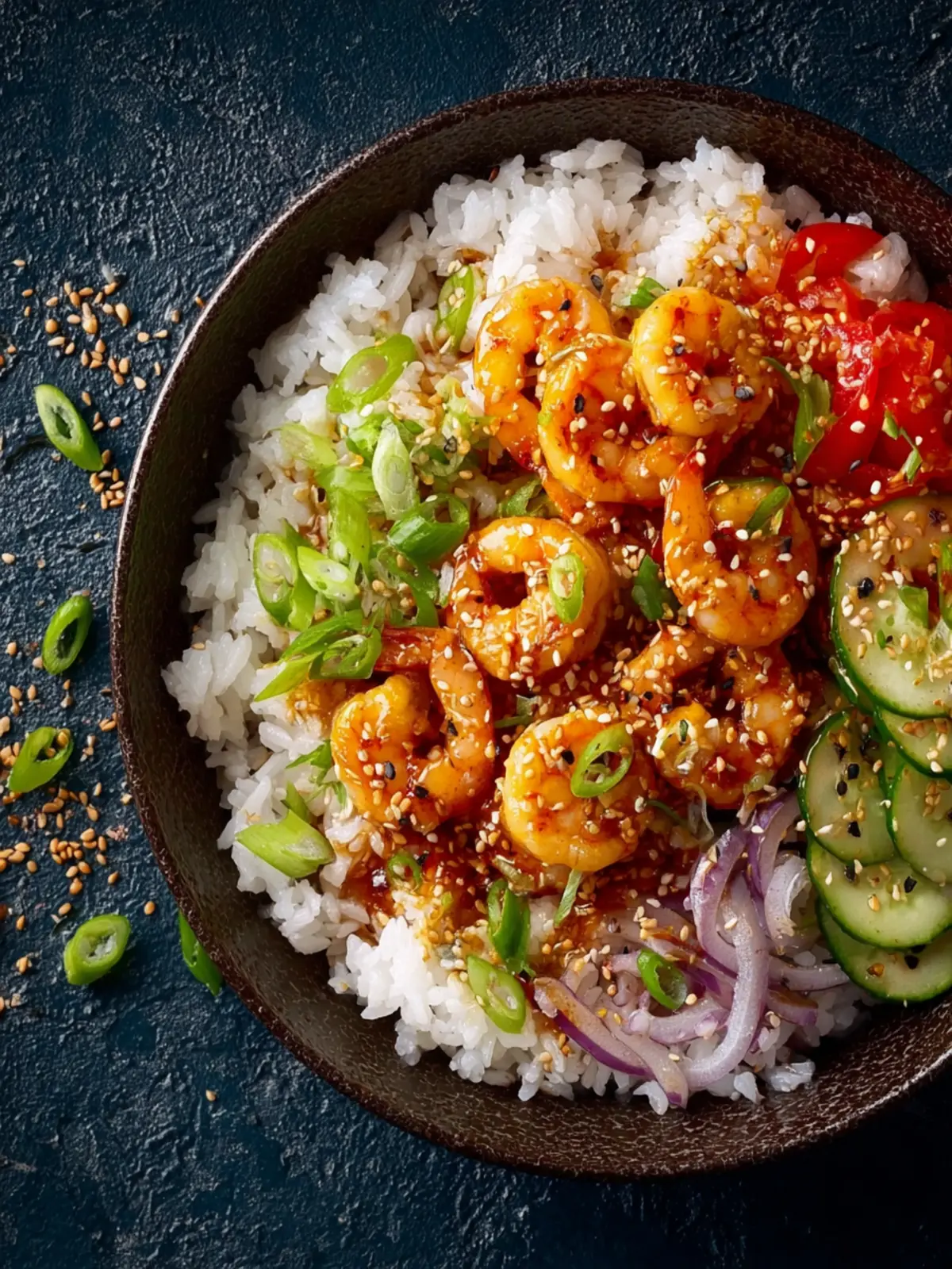 Honey Garlic Prawn Rice Bowls: The Best Comfort Food Ever! 5 Honey Garlic Prawn Rice Bowls First Image