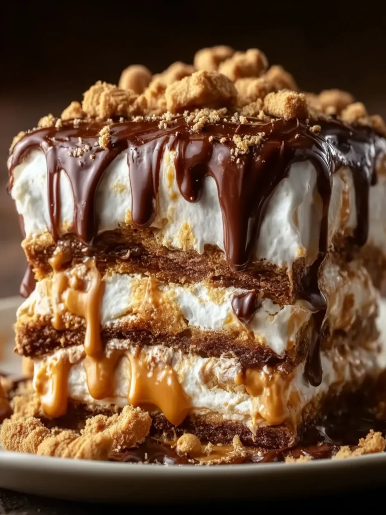 Peanut Butter Cookie Lasagna First Image