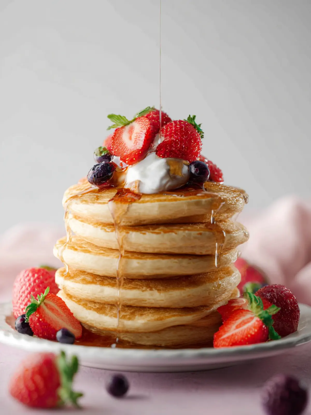 Protein Pancakes with Greek Yogurt First Image