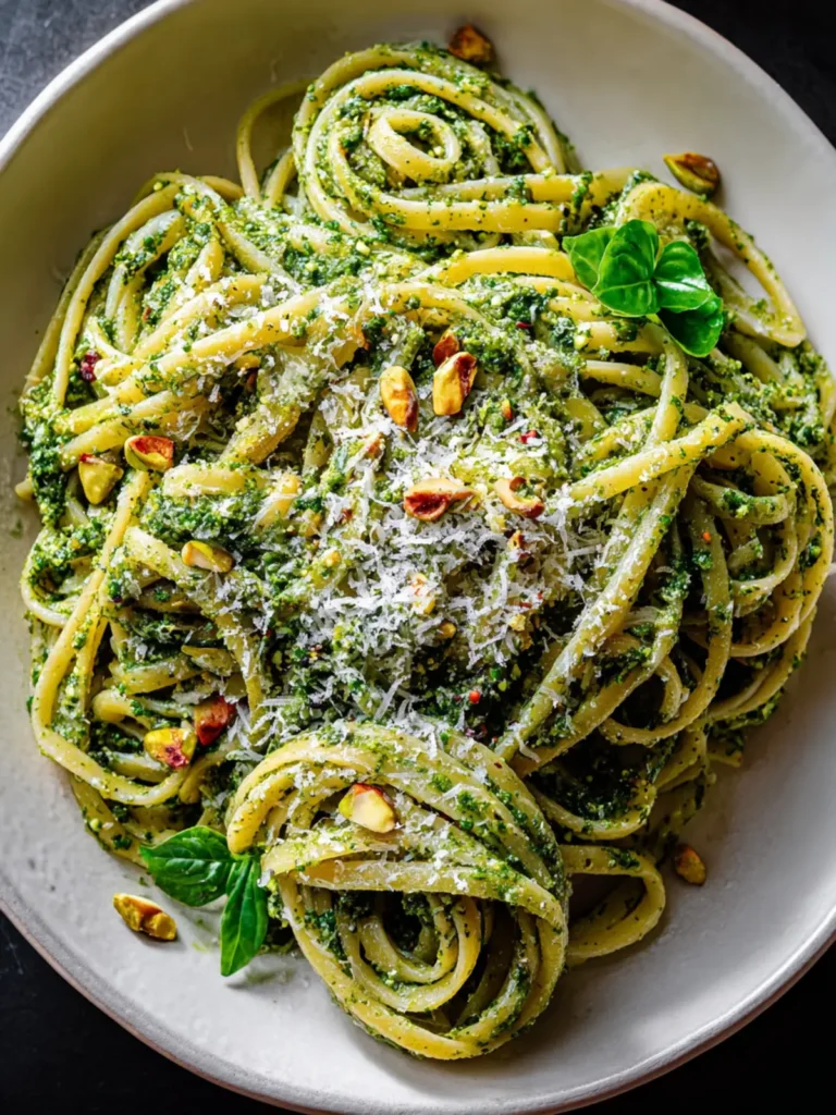 Irresistible Pistachio Pesto Pasta Recipe You'll Love First Image
