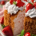 Strawberry Angel Food Cake: A Blissfully Light Delight 9 Strawberry Angel Food Cake First Image