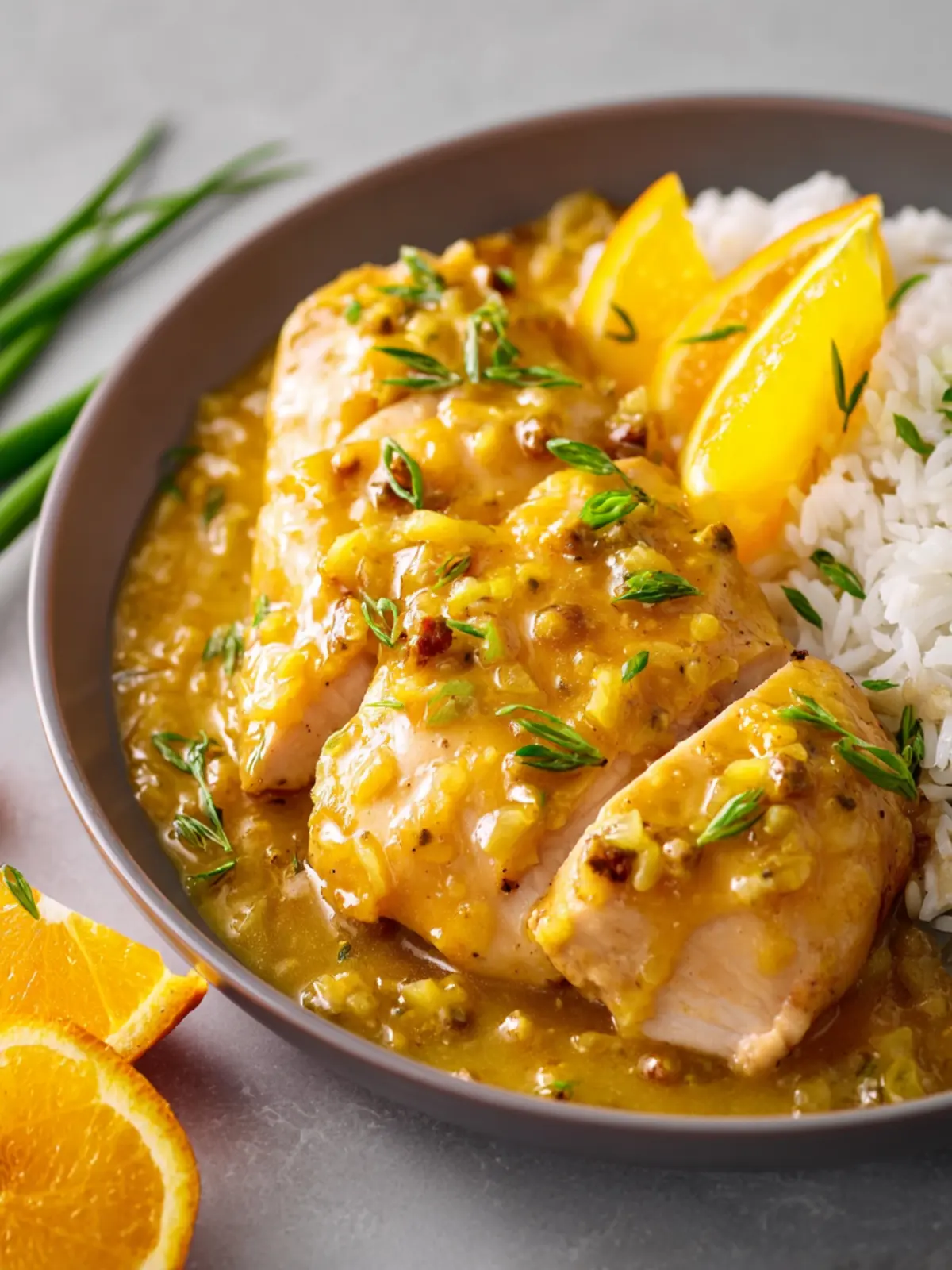 Instant Pot Chicken With Orange Sauce First Image