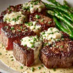 Irresistible Garlic Butter Steak with Parmesan Cream Sauce First Image