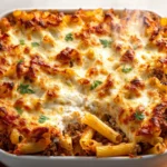 Baked Ziti with Ground Beef and Ricotta First Image