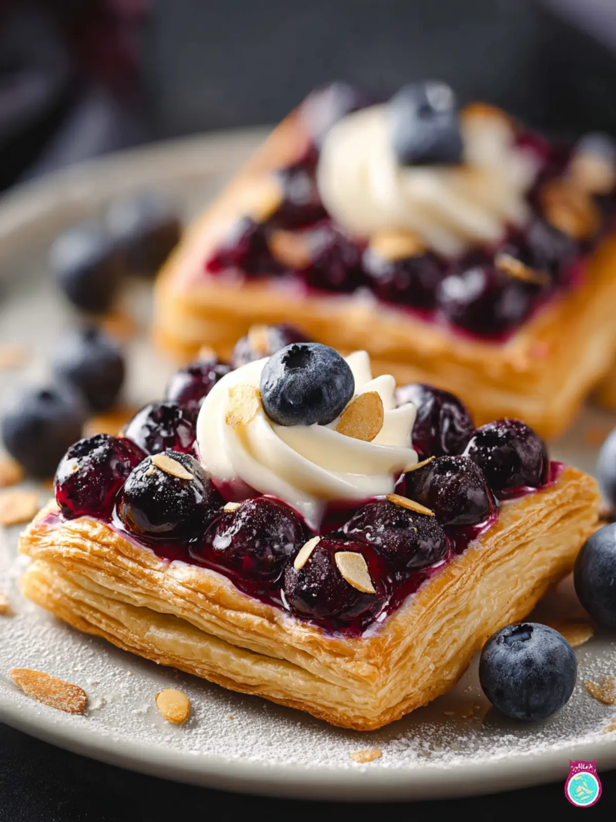 Blueberry Puff Pastry Tarts Second Image mfcugg
