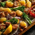 Busy Day Sheet Pan Gnocchi and Sausage First Image