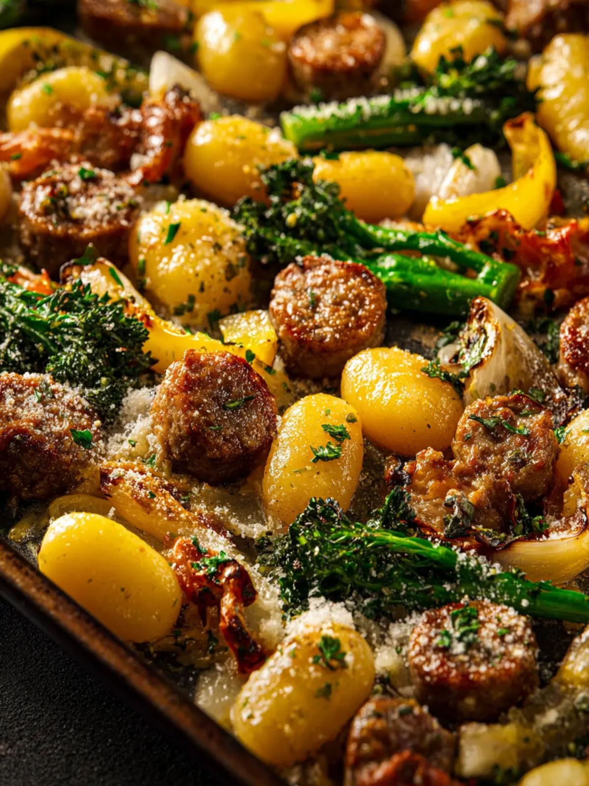 Busy Day Sheet Pan Gnocchi and Sausage Fourth Image yyrowe