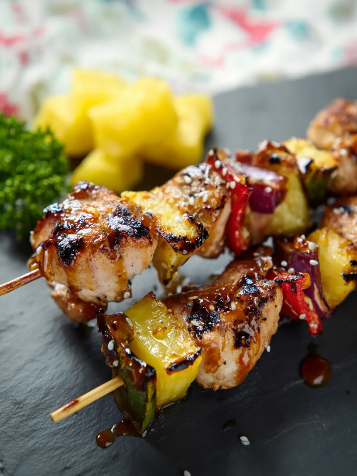Gluten-Free Grilled Chicken Skewers: Juicy Sweet & Sour Delight 5 Gluten-Free Grilled Sweet and Sour Chicken Skewers First Image