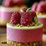Irresistible Raspberry Pistachio Mousse Cakes: Indulge Today! 9 Irresistible Raspberry Pistachio Mousse Cakes Recipe First Image