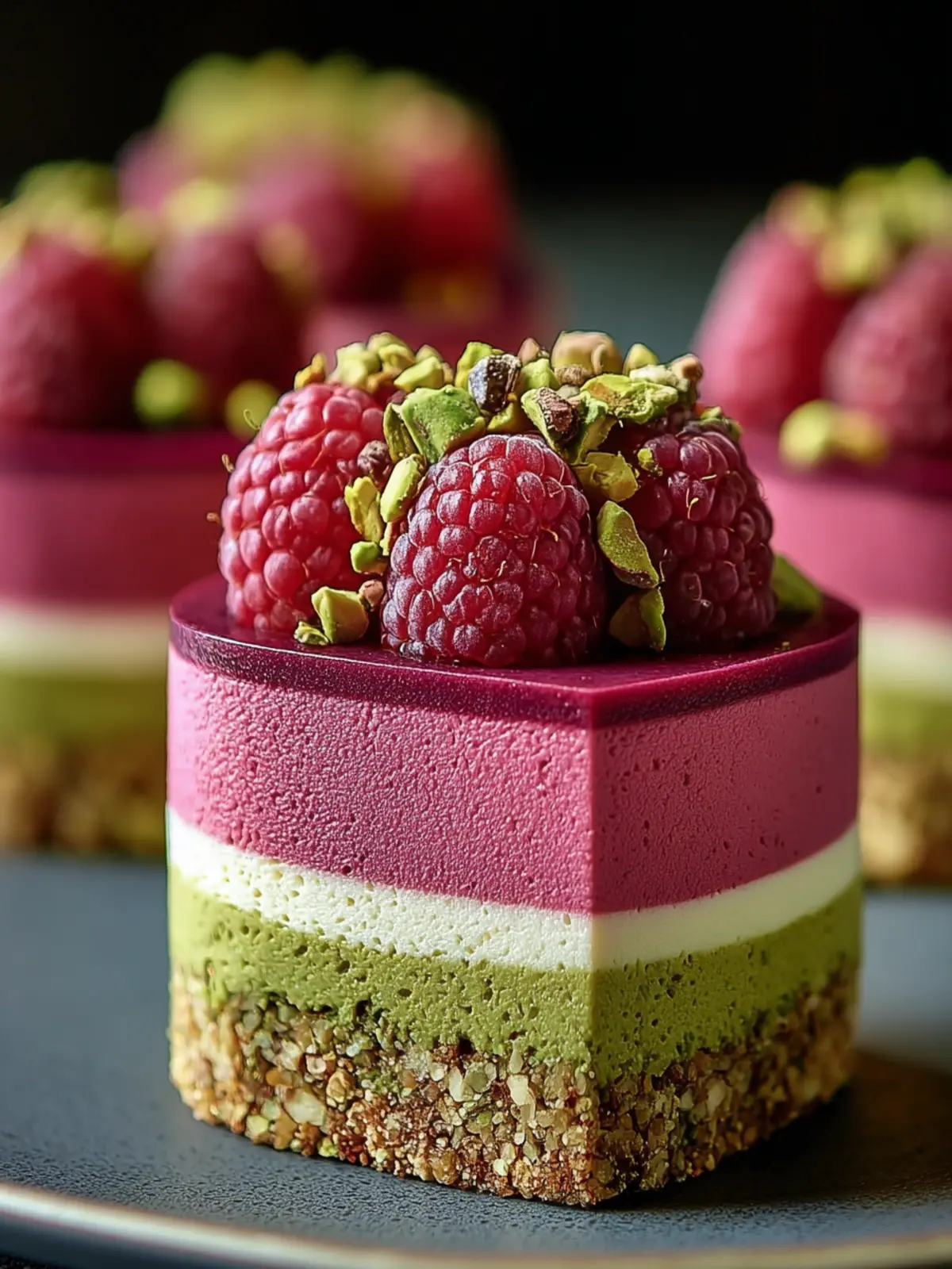 Irresistible Raspberry Pistachio Mousse Cakes: Indulge Today! 6