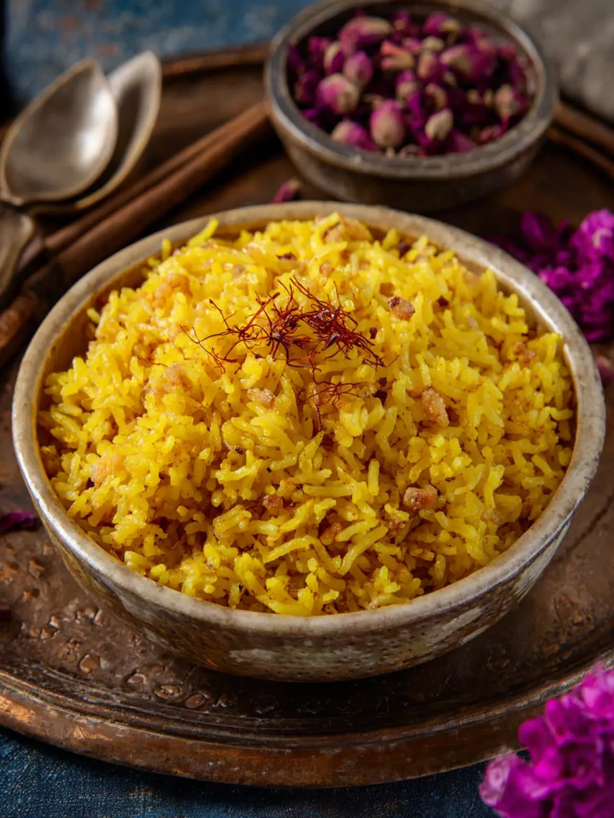 Zarda Recipe: Irresistibly Sweet Saffron Rice Delight 5 Zarda Recipe (Traditional Indian Sweet Saffron Rice) First Image