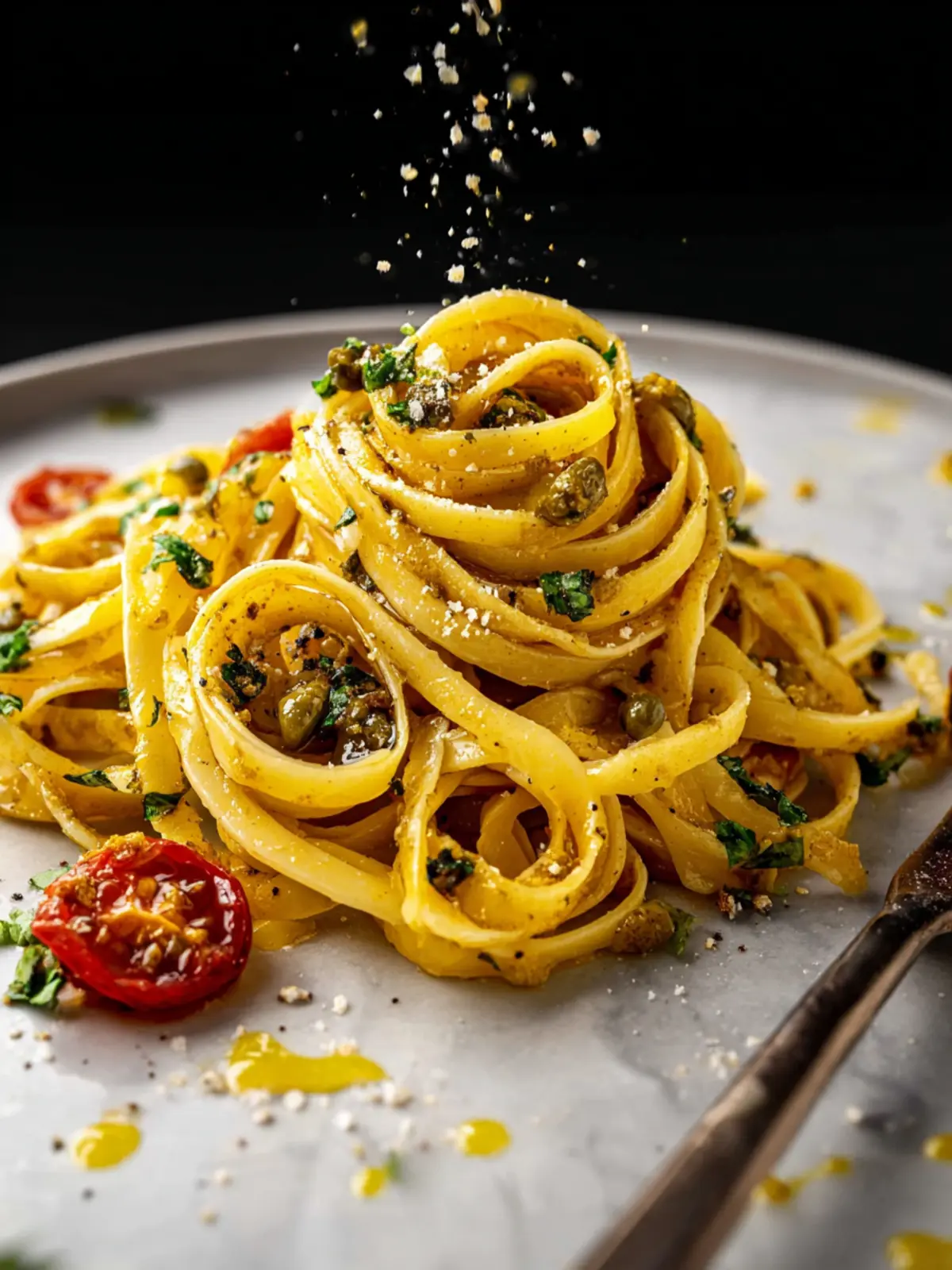 15 Minute Easy Olive Oil Pasta Second Image dts8u4