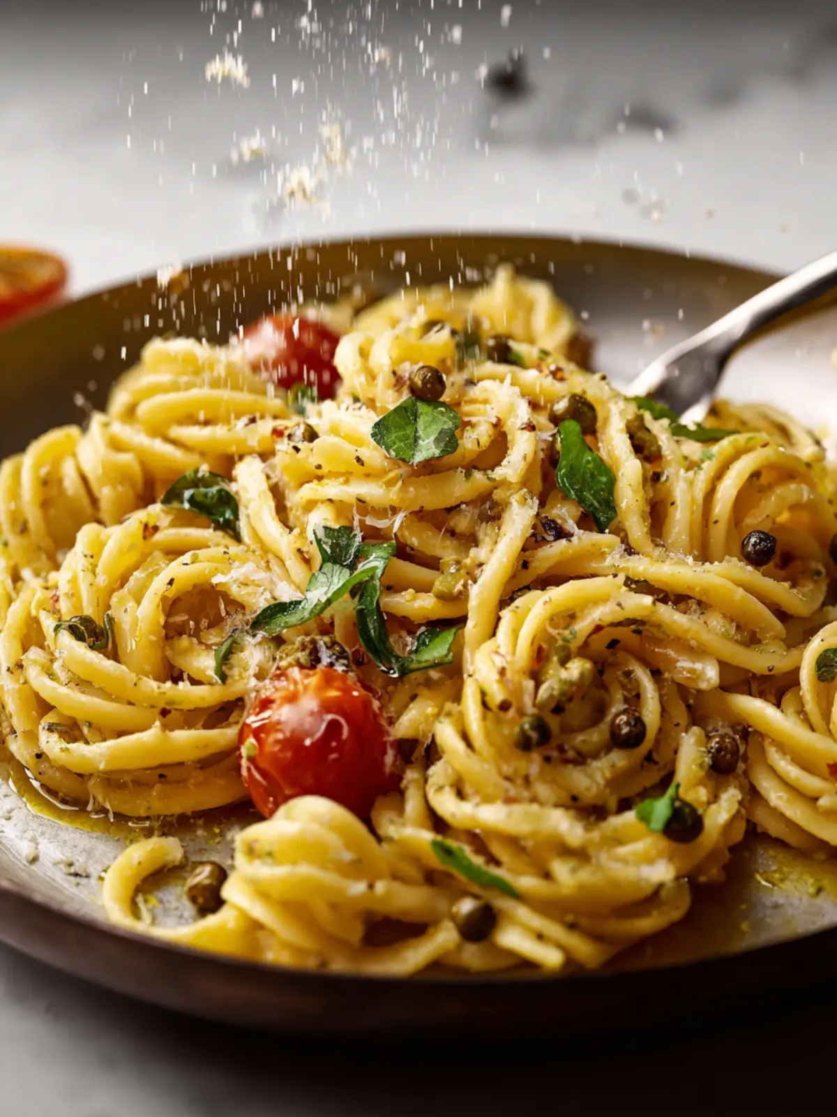 15 Minute Easy Olive Oil Pasta Third Image n96bez