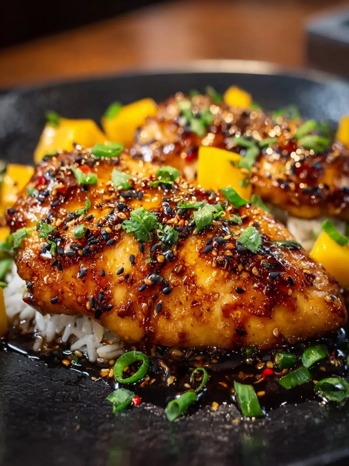Asian Mango Glazed Chicken A Sweet and Savory Story Worth Sharing Third Image e4jvdj