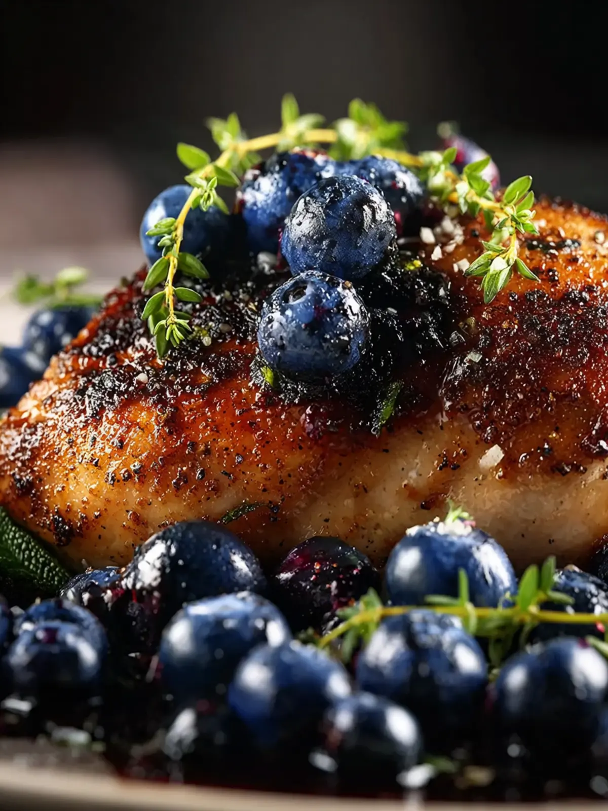 Blueberry Thyme Chicken: Easy Elegance for Cozy Nights 5 Blueberry Thyme Chicken: A Comforting Dish with a Touch of Elegance First Image