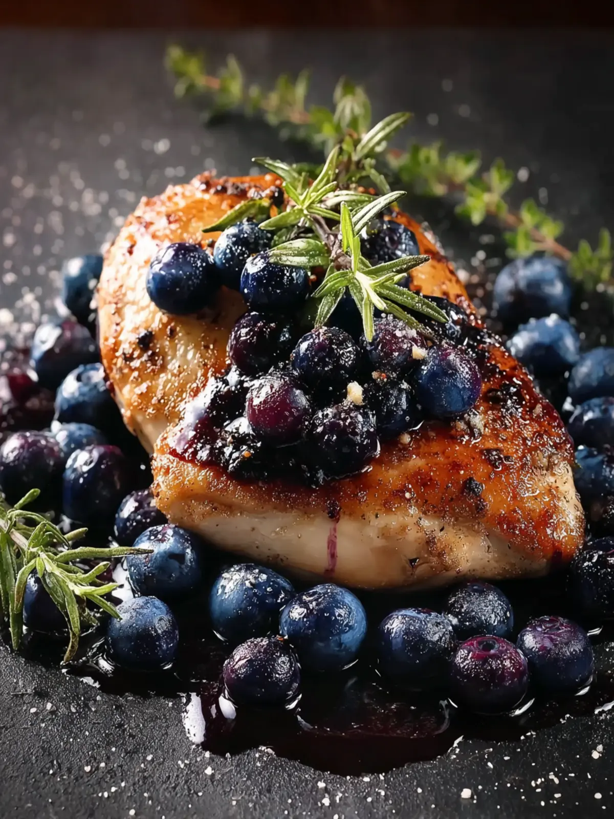 Blueberry Thyme Chicken: Easy Elegance for Cozy Nights 6 Blueberry Thyme Chicken A Comforting Dish with a Touch of Elegance Second Image vrhapl