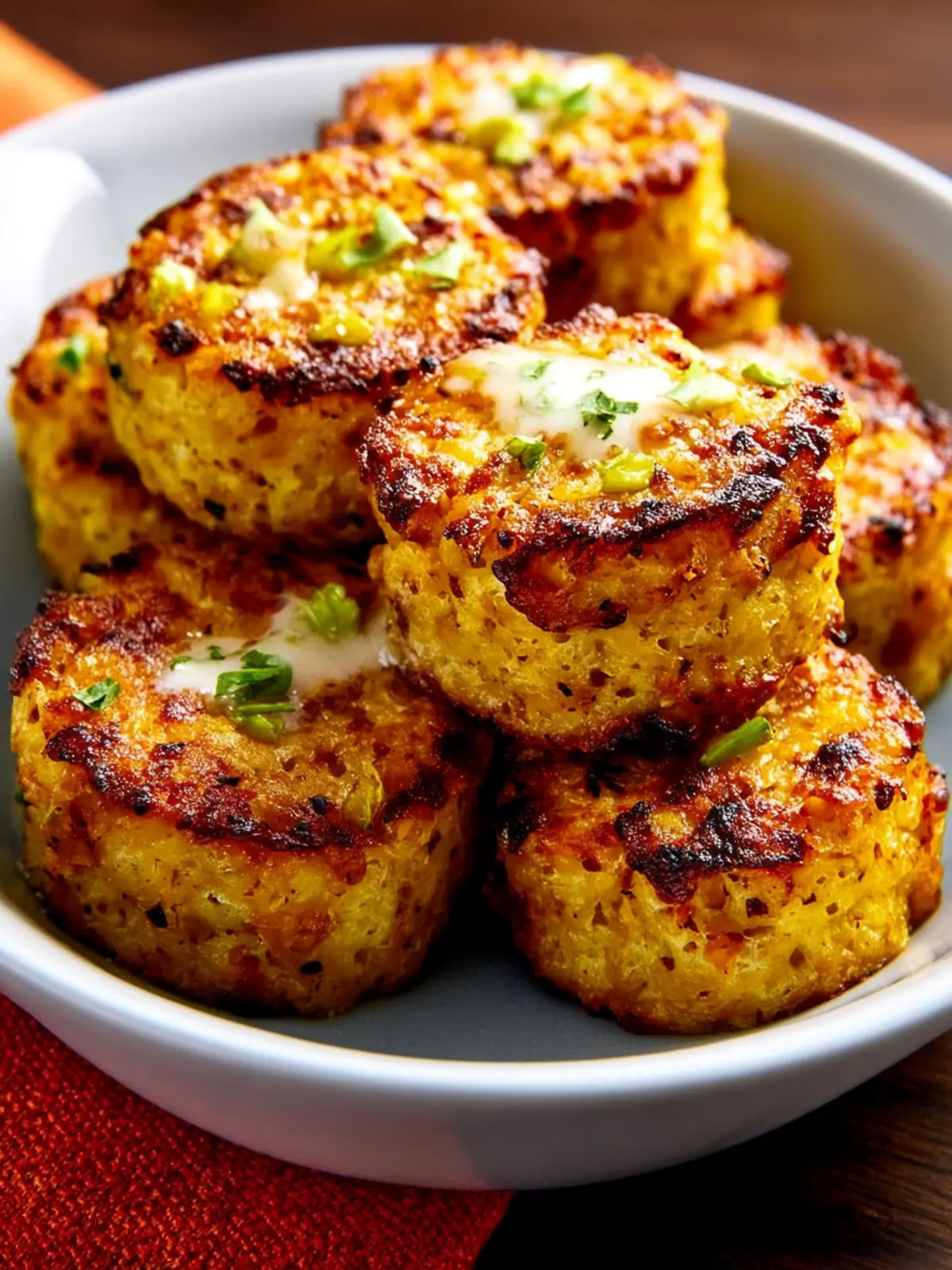 Cheesy Baked Cauliflower Tots First Image