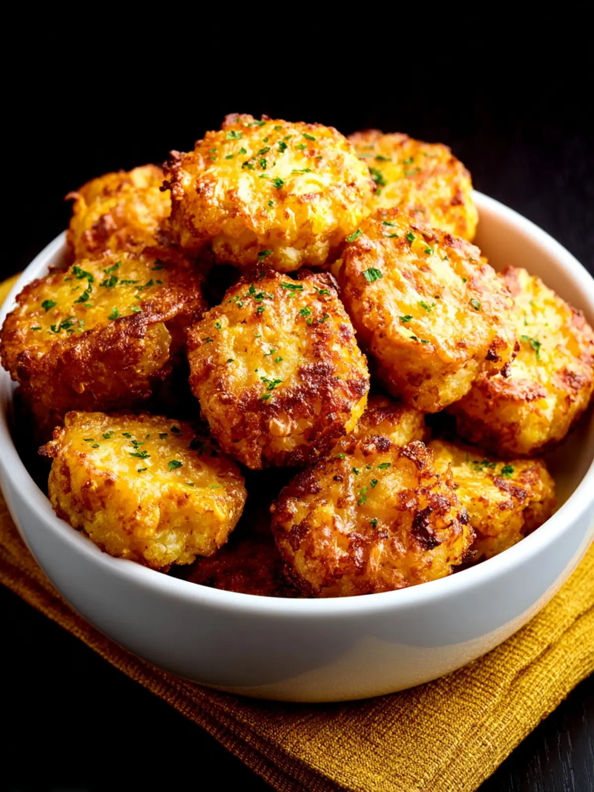 Cheesy Baked Cauliflower Tots Third Image bl1gmj