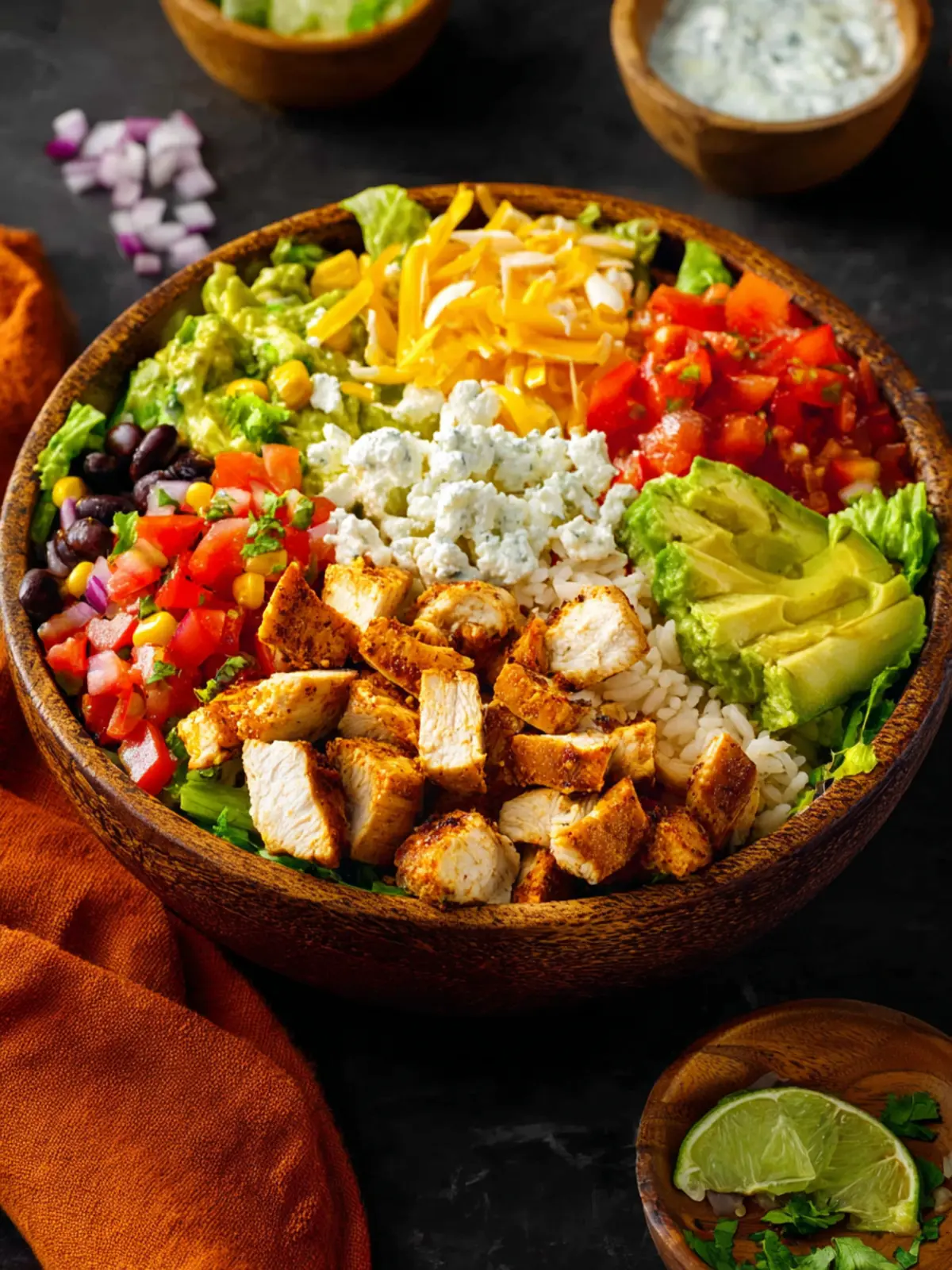 Chicken Burrito Bowl: Best Copycat Chipotle Chicken Recipe 6 Chicken Burrito Bowl with Copycat Chipotle Chicken Second Image lga5nn