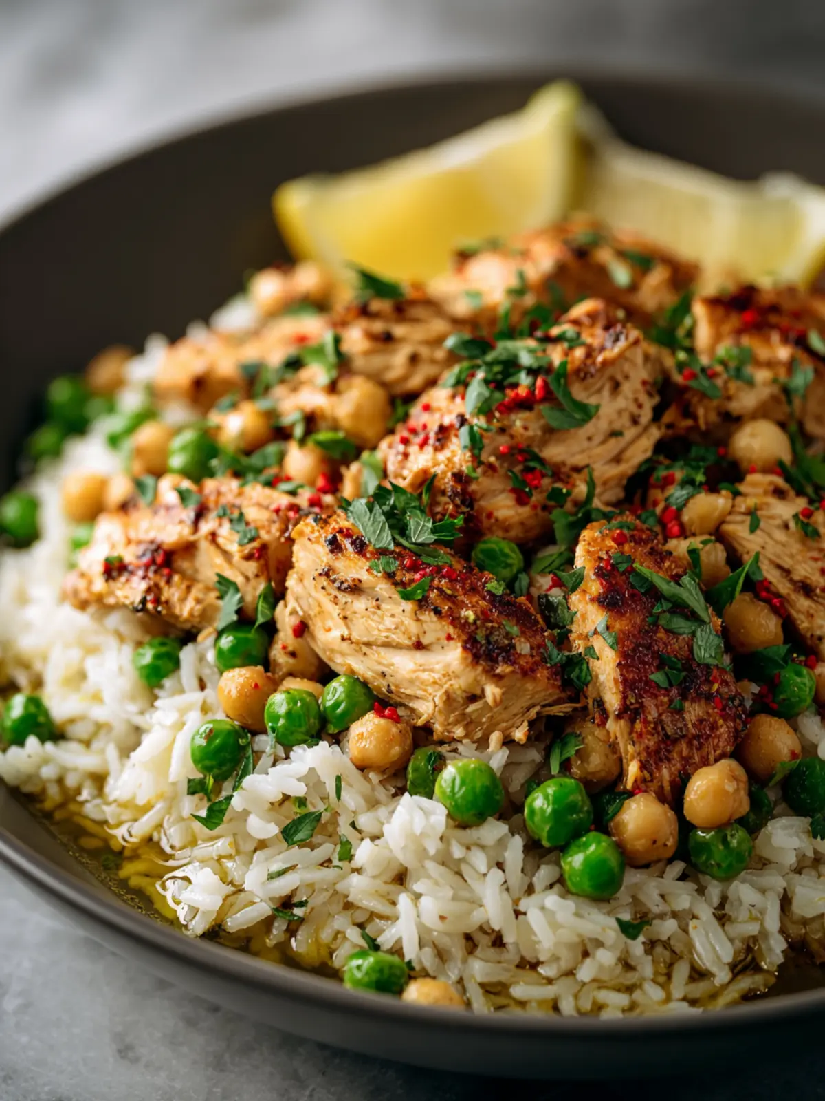 Chicken Peas And Rice Recipe Fourth Image qv6jzj