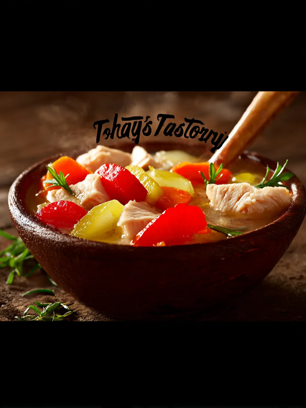 Chicken and Vegetable Soup Recipe First Image