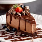 Chocolate Cheesecake Bliss: Indulge in Every Gooey Bite 9 Chocolate Cheesecake First Image