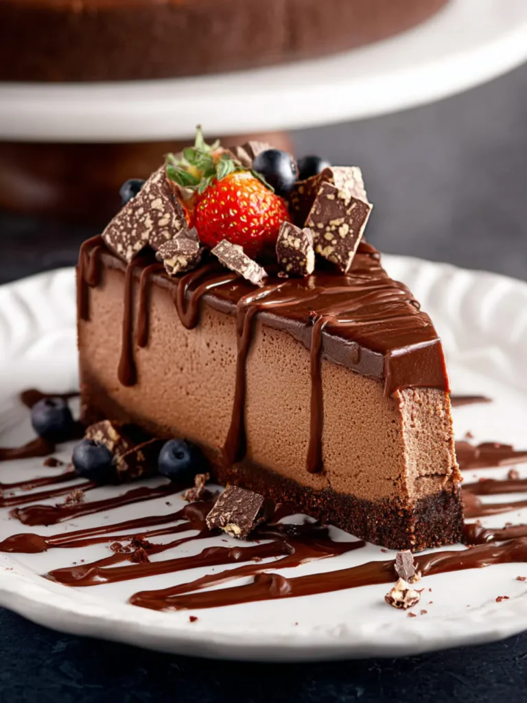 Chocolate Cheesecake First Image