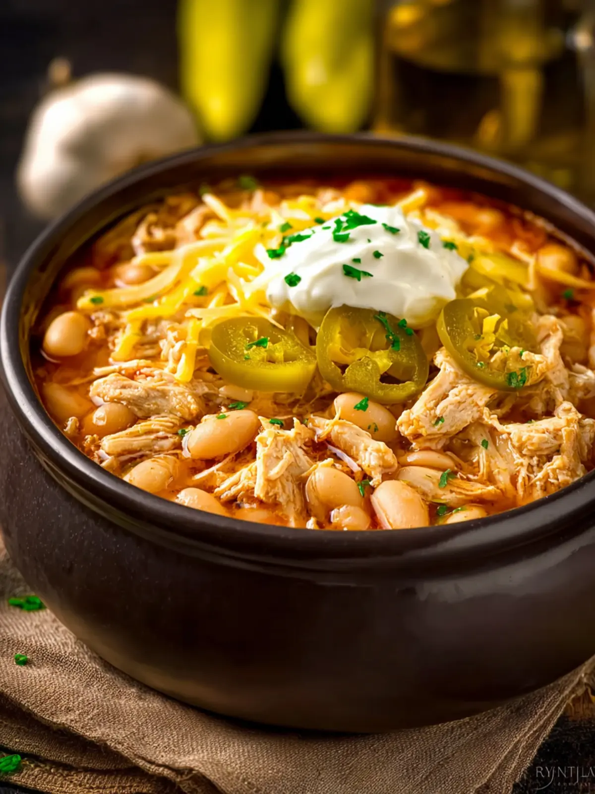 Crock Pot Mississippi Chicken Chili First Image