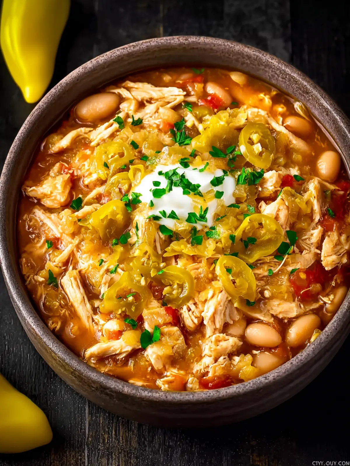 Crock Pot Mississippi Chicken Chili Second Image ezypeq