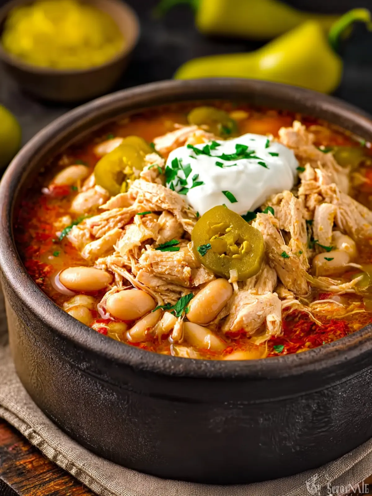 Crock Pot Mississippi Chicken Chili Third Image uhh1id