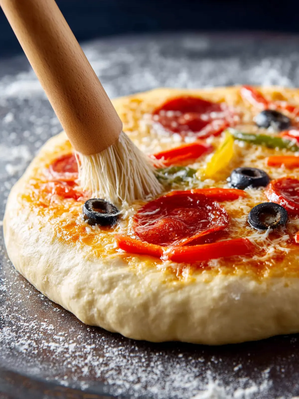 Easy Homemade Pizza Dough First Image