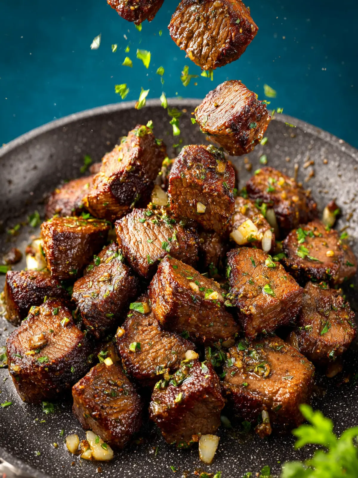 Garlic Butter Steak Bites First Image