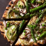 Grilled Green Spring Veggie Pizza First Image