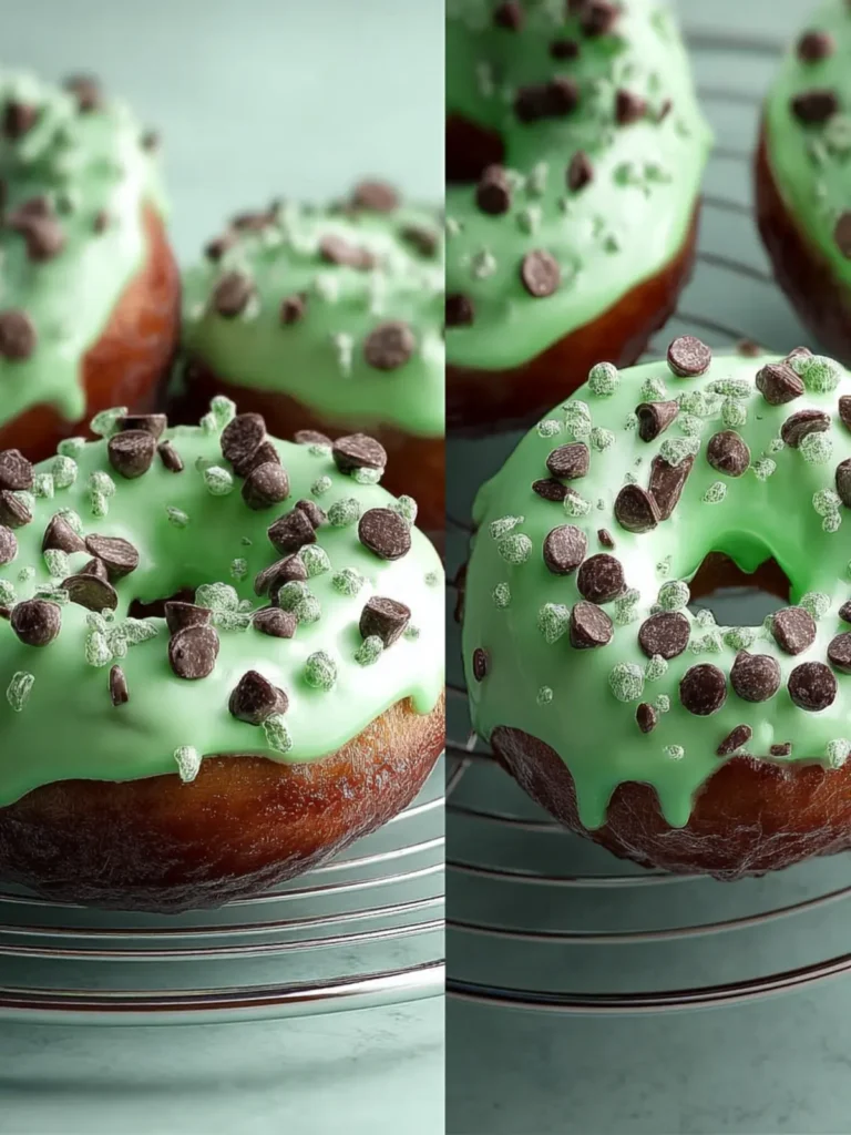 Mint Chip Donuts First Image