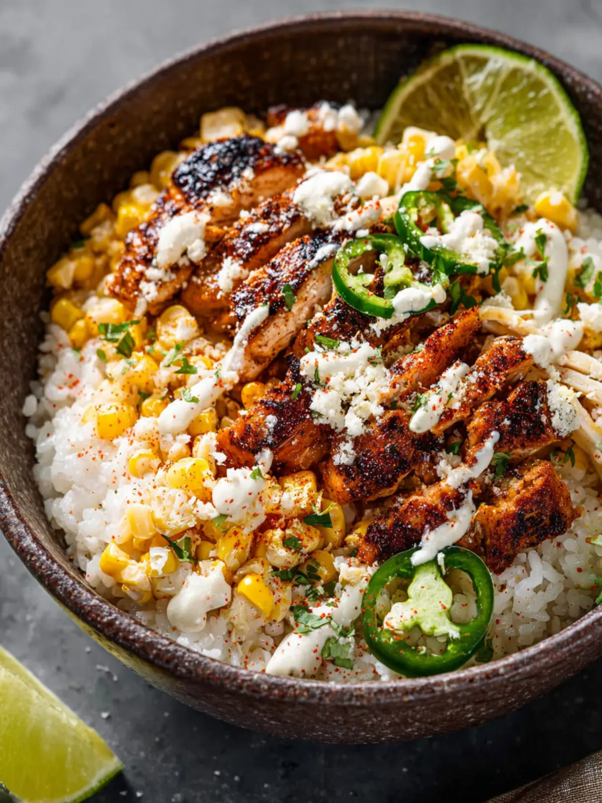 Street Corn Chicken Rice Bowls Fourth Image k3mmkv