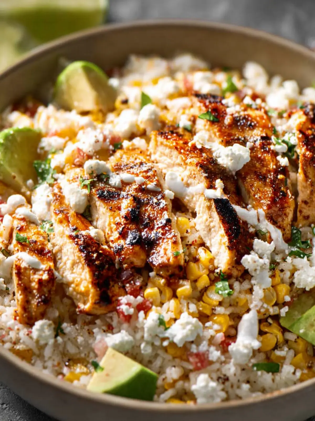 Street Corn Chicken Rice Bowls Second Image oklnrp